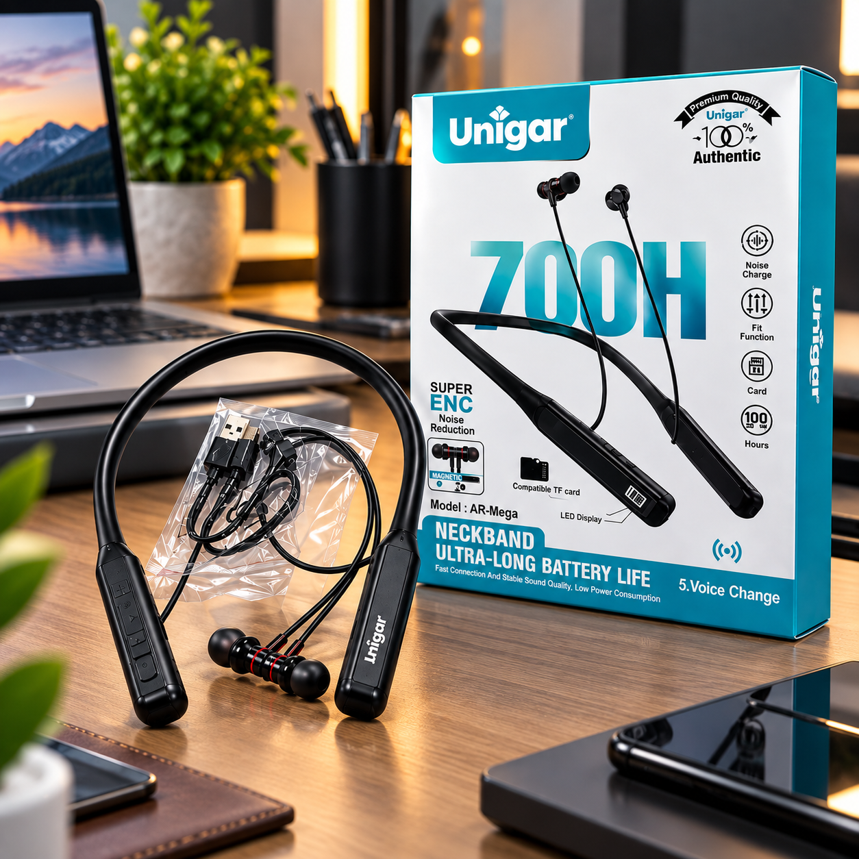 Unigar 700H (AR-Mega) Wireless Neckbandđ§ - Image 2
